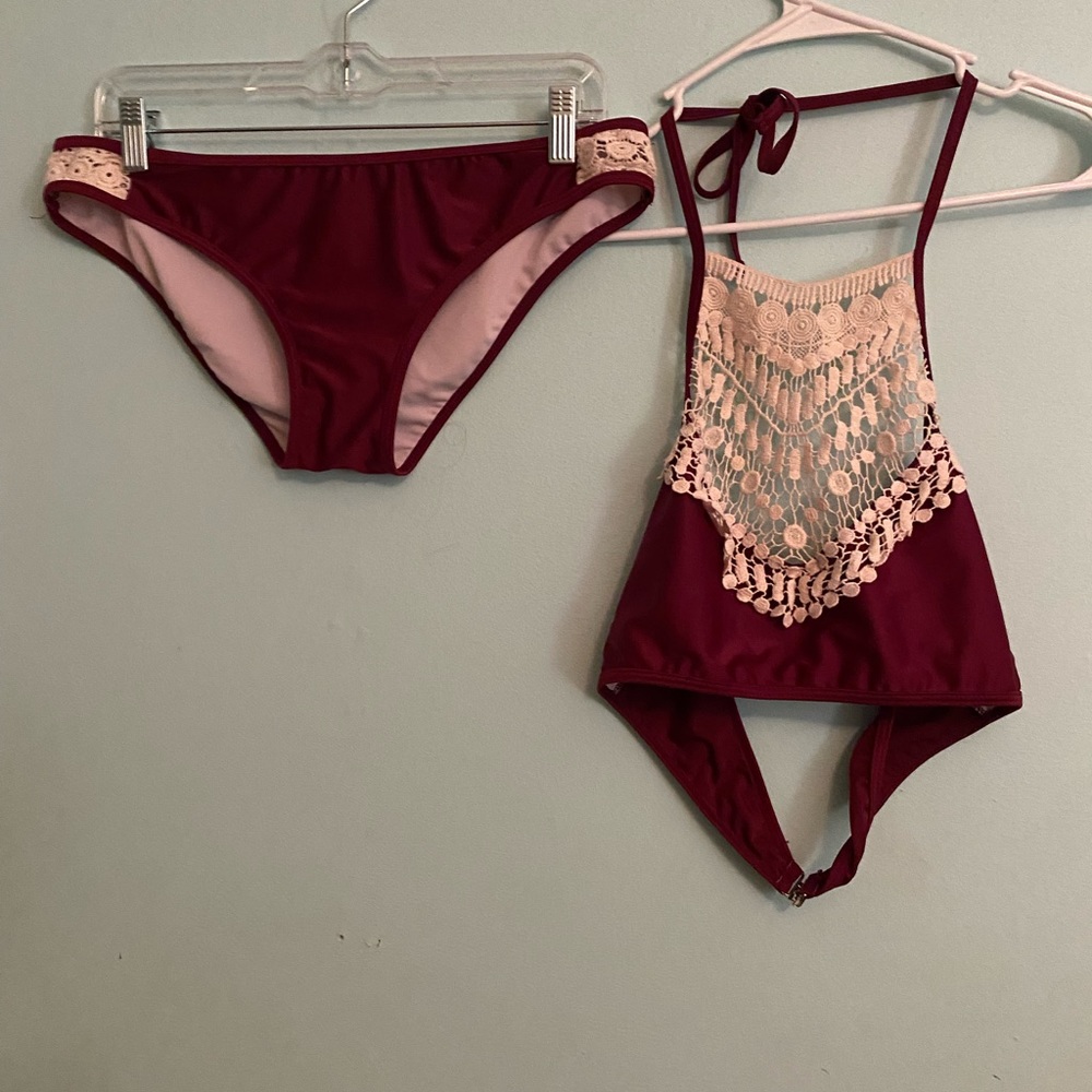 Cupshe Burgundy XL bikini